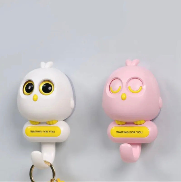Cute Bird Wall Hook, Creative Bird Hook With Movable Eyes, Self Adhesive Hooks for Clothes Hat Scarf Cute Bird Wall Hook, Creative Bird Hook With Movable Eyes, Self Adhesive Hooks for Clothes Hat Scarf